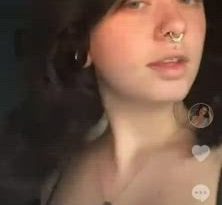 Girl would like her tits piercing &#8211;  TikTok Undressed